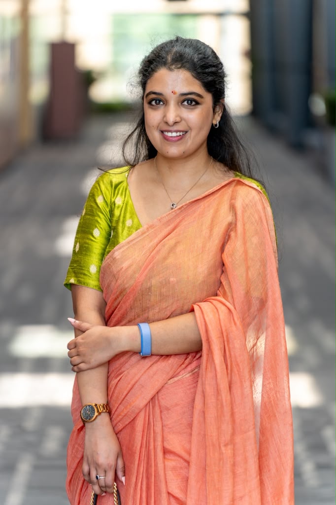 Portrait of Surekha Nurusimhadevara, founder of Kathak Kadam